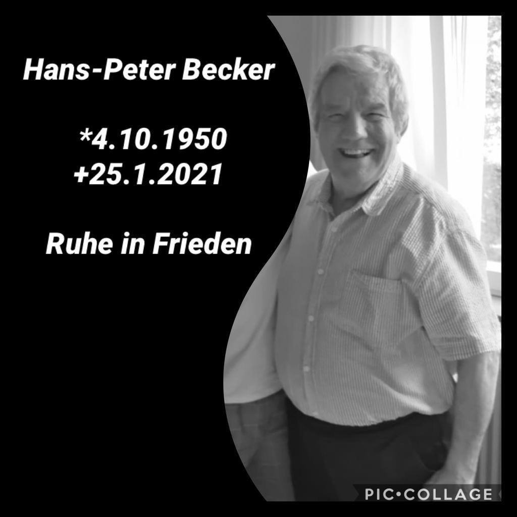Mehr über den Artikel erfahren Nachruf Hans-Peter Becker