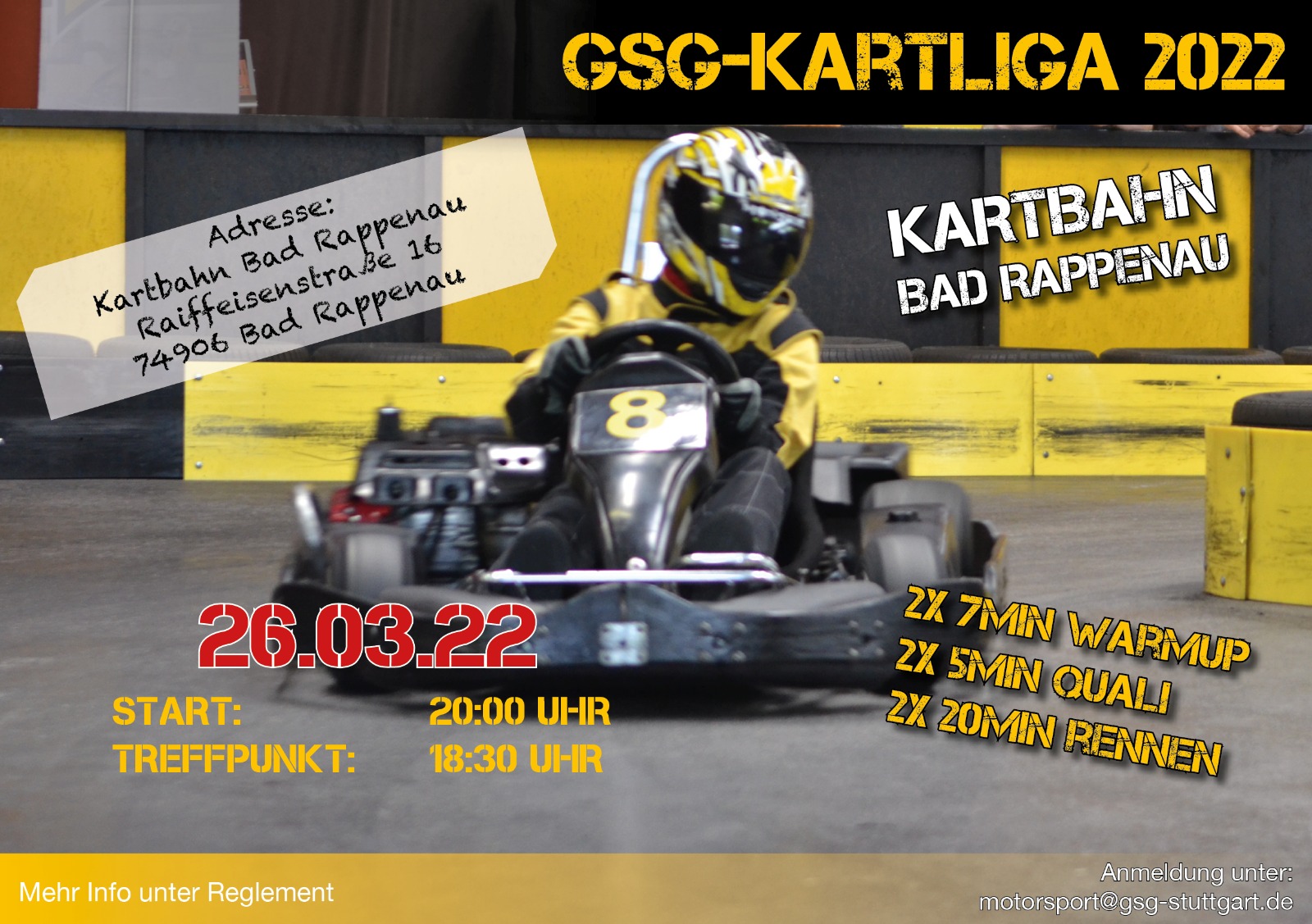 Read more about the article Kartliga Saisonstart am 26.03.2022