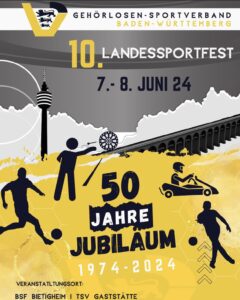 50 Jahre Jubiläum von Gehörlosen-Sportverband Baden-Württemberg e.V.