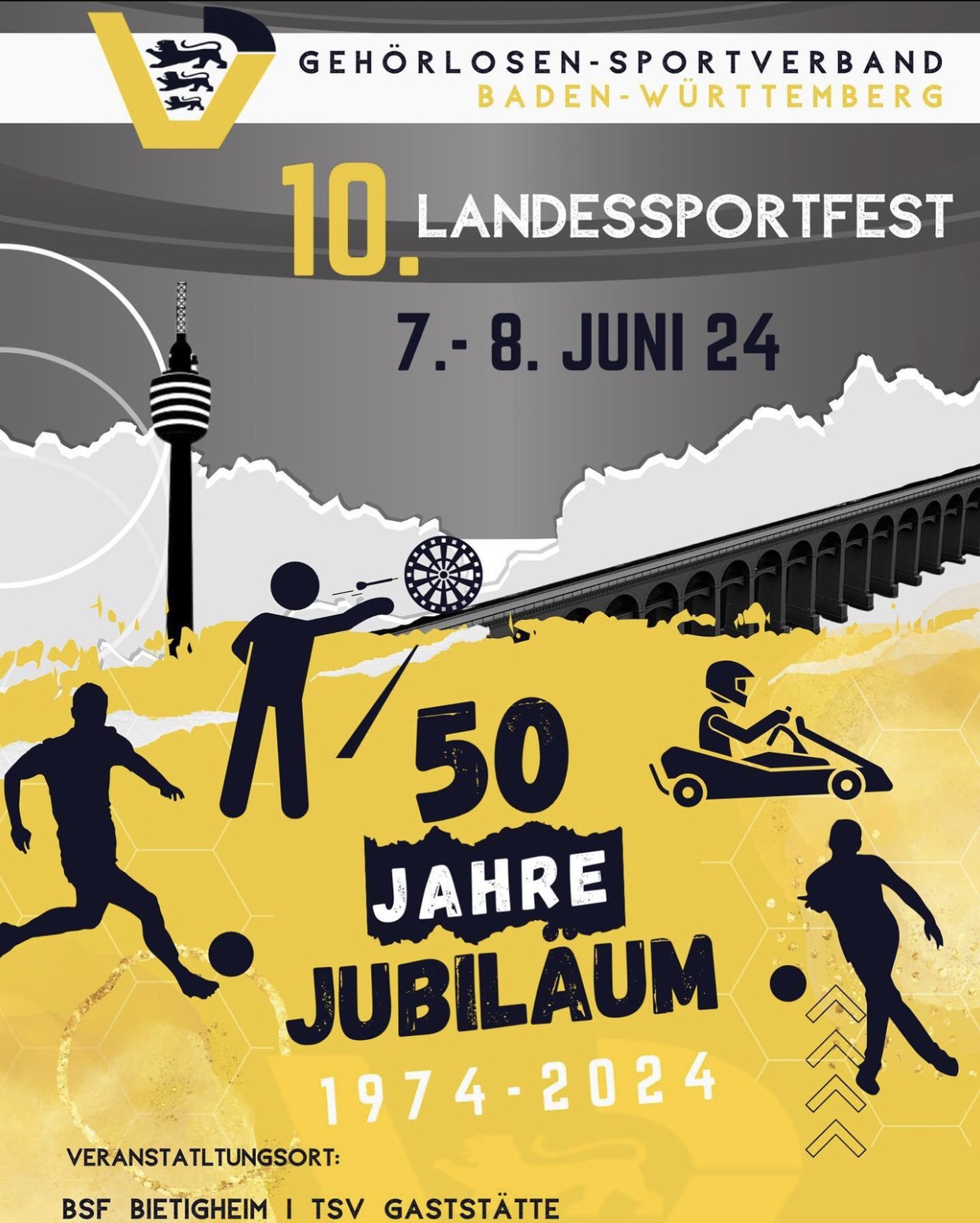 Mehr über den Artikel erfahren 50 Jahre Jubiläum von Gehörlosen-Sportverband Baden-Württemberg e.V.